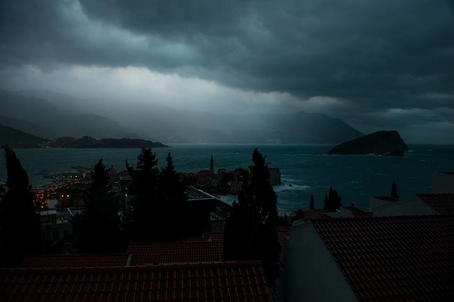 Ekaterina Burakova-Scekic. Montenegro. Будва перед грозой