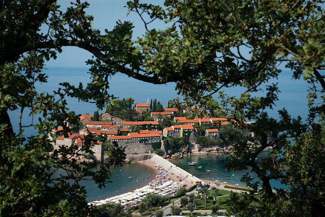Ekaterina Burakova-Scekic. Montenegro. Гостиница Аман. Остров Святой Стефан