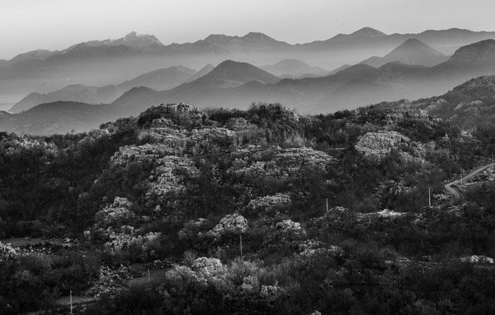 Ekaterina Burakova-Scekic. Black-white Montenegro. Untitled