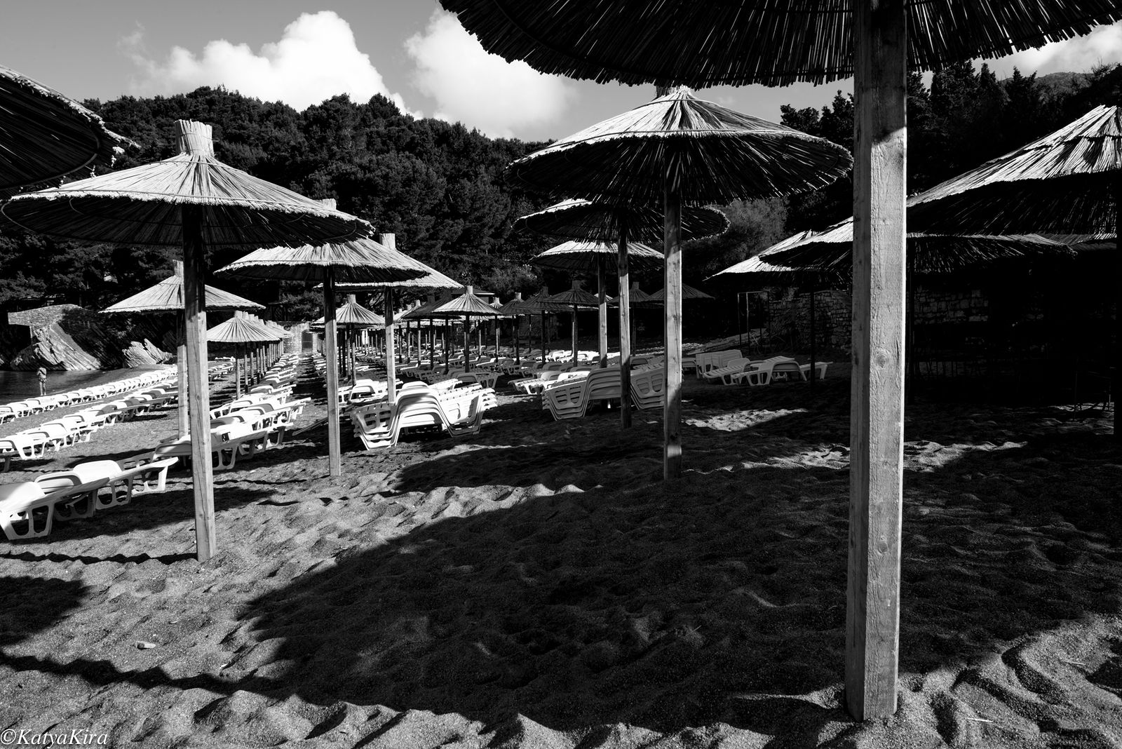 Ekaterina Burakova-Scekic. Black-white Montenegro. ...