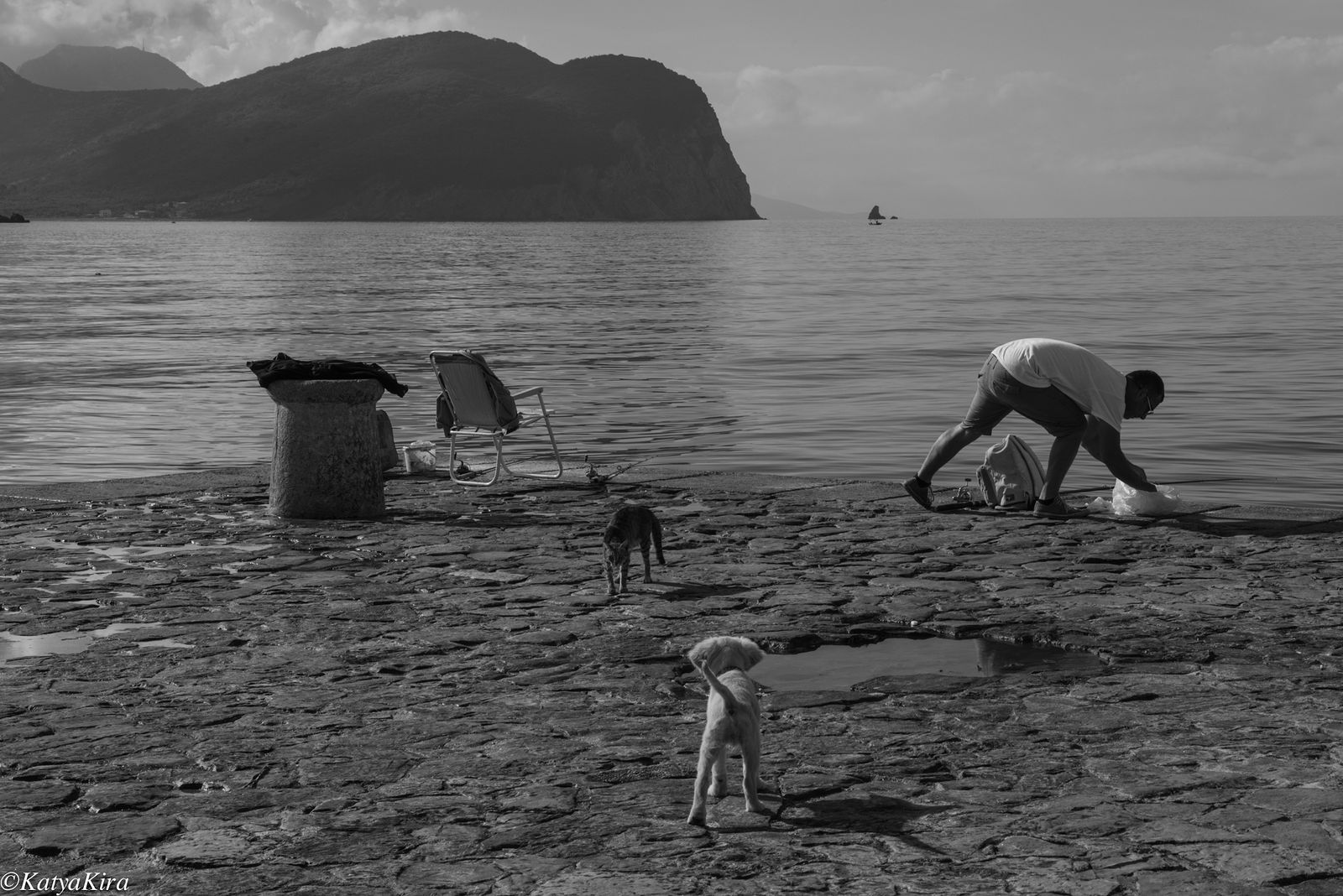 Ekaterina Burakova-Scekic. Black-white Montenegro. ...